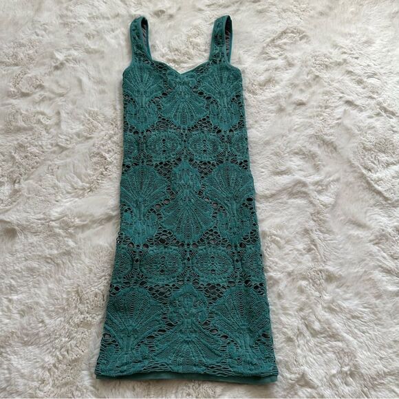 Intimately Free People FP blue medallion sleeveless slip mini bodycon tank dress - Picture 5 of 15